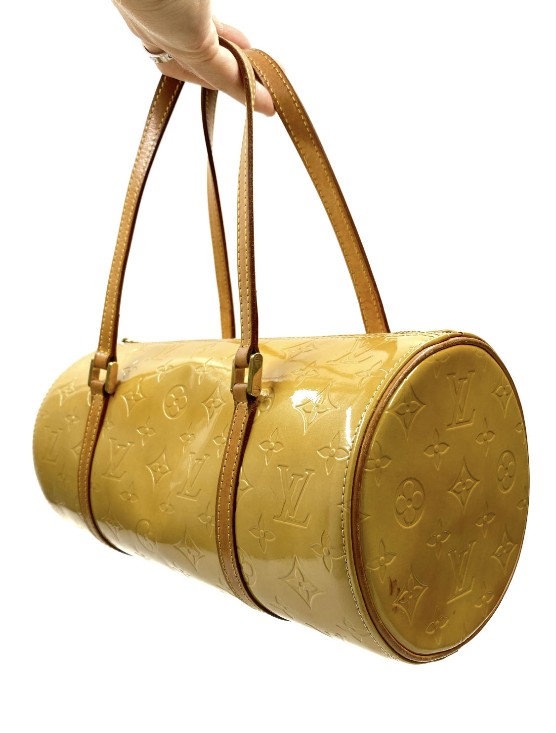 Louis Vuitton Yellow Round Bag