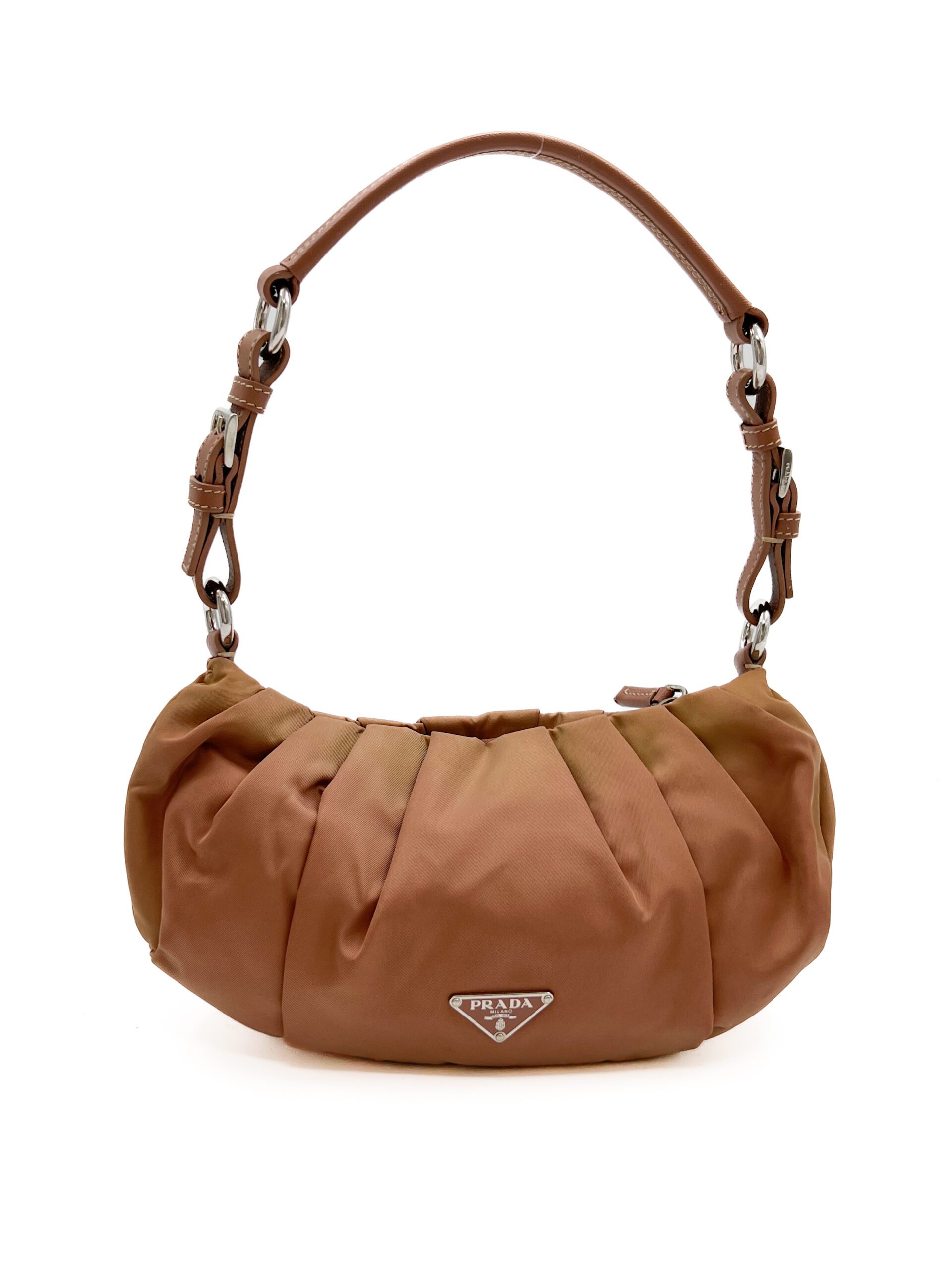Prada Rosa Nylon Shoulder Bag - Luxury by
