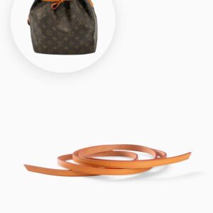 Vachetta Lædersnor med Patineret Finish til Louis Vuitton Noé – 90 cm Hidden Luxury Project